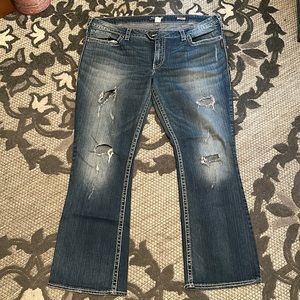 Silver Jeans Tuesday Bootcut size 22